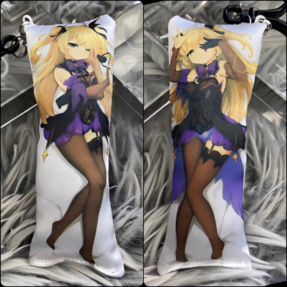 Handmade Anime Fischl GI Genshin Impact Anxiety Relief Plush Keychain